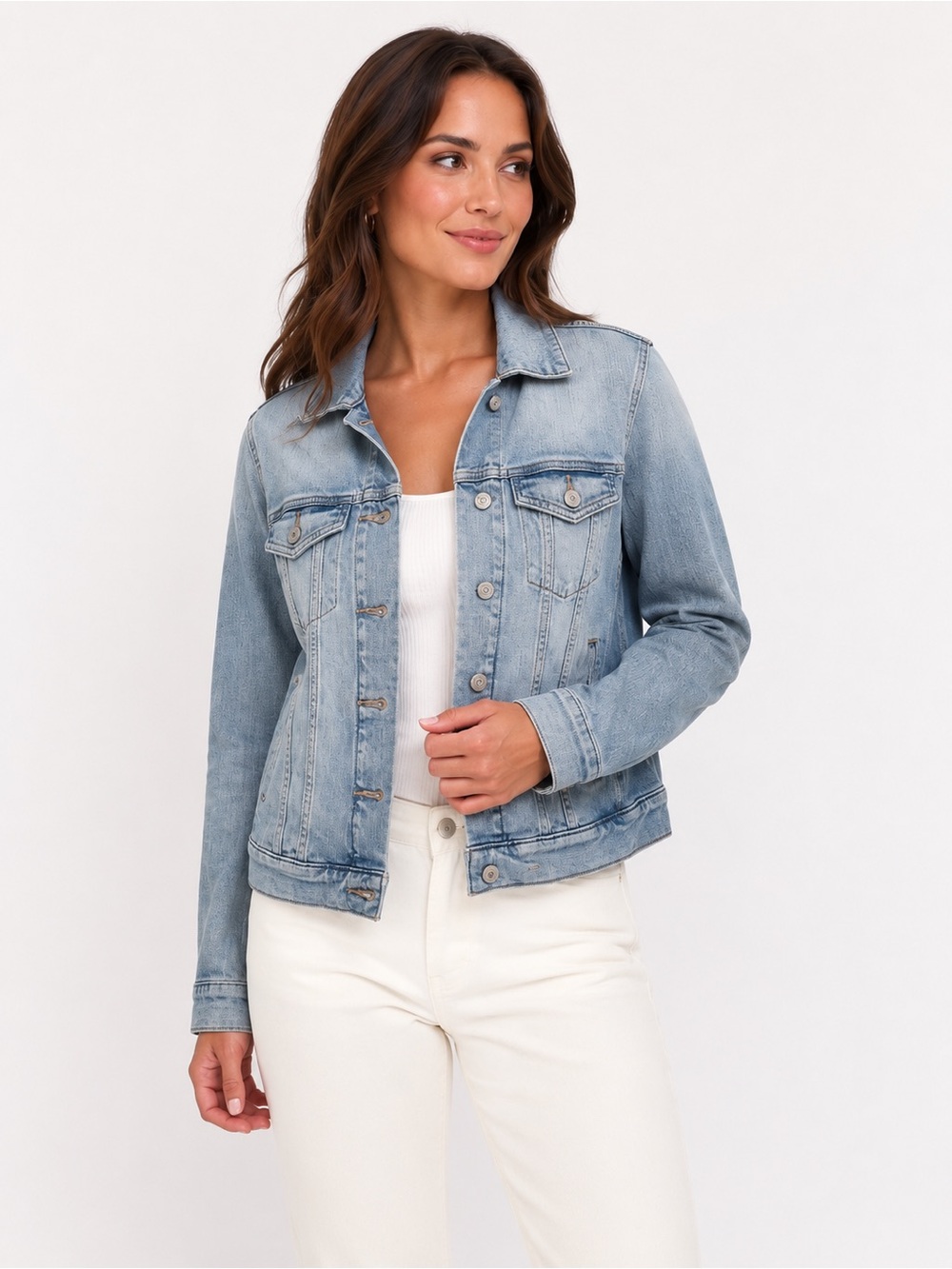 Lucky Brand Light Blue Denim Jacket